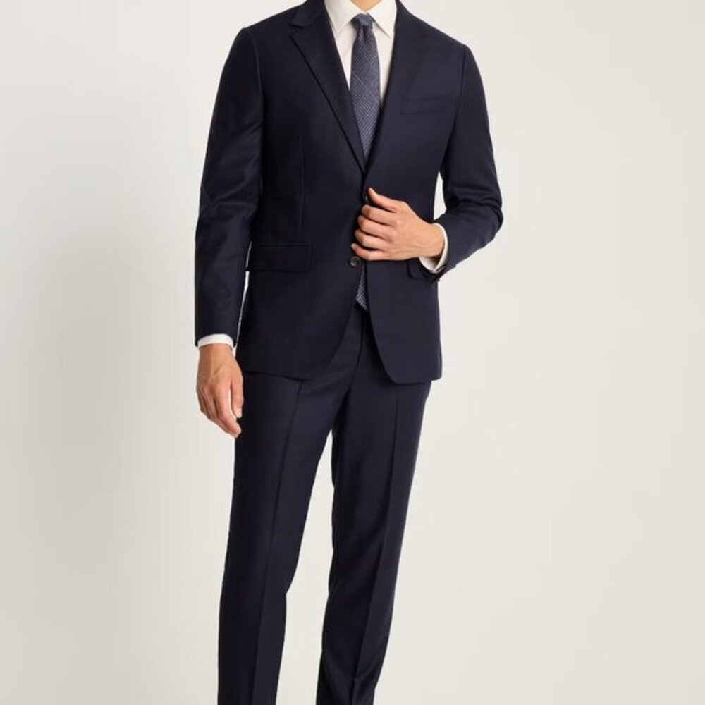 Bonobos Jetsetter Italian Flannel Suit Blue